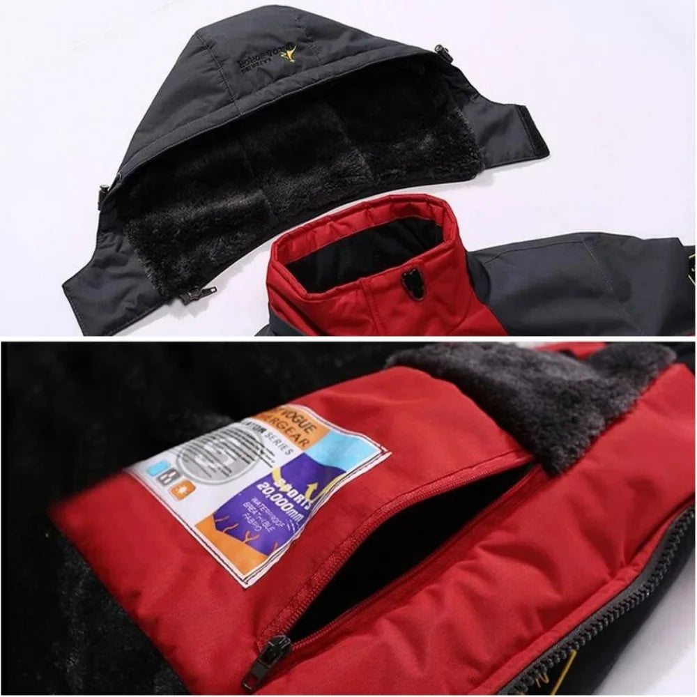 Winter Windproof Hooded Jacket