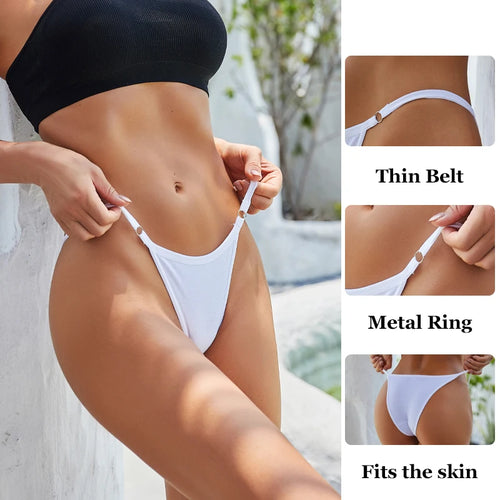 Chic Comfort Metal Ring Briefs