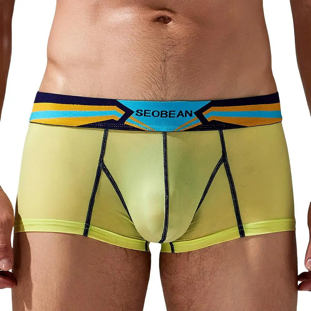 Men Silk Breathable Boxer