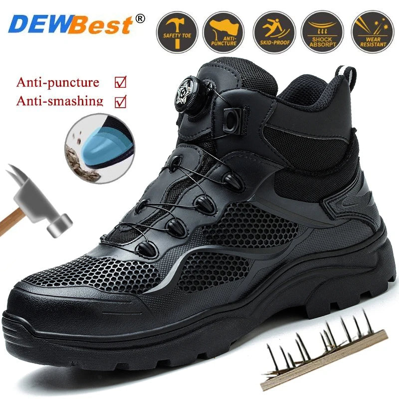 Anti-smash Steel Toe Shoes Shoes Fashion NetClub