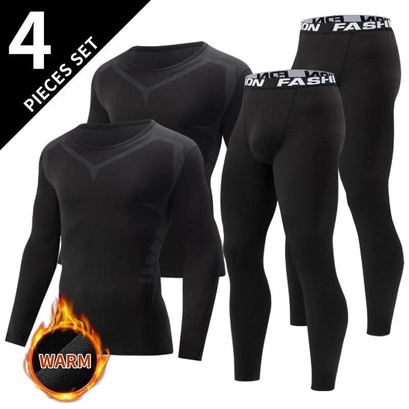 Two Pieces Suit Men's Warm Corset Ski
