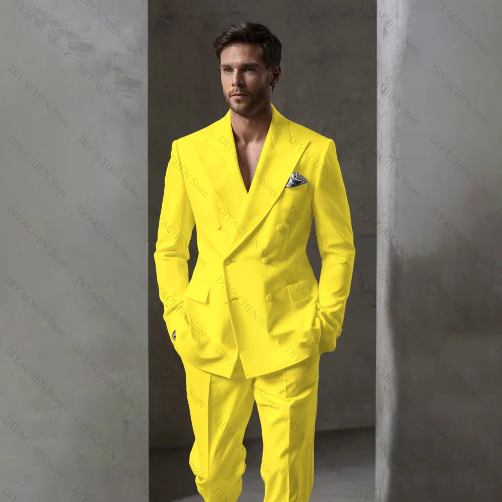 Men’s Peak Lapel Suit Set