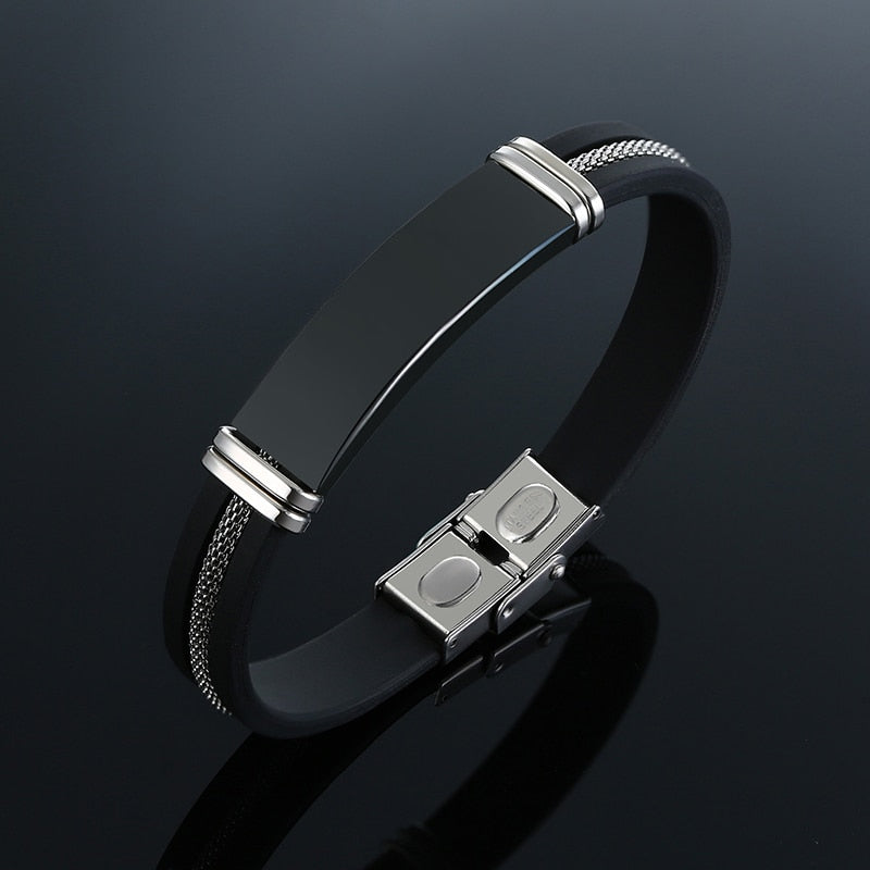 Men Stainless Steel Bracelet bracelet Fashion NetClub