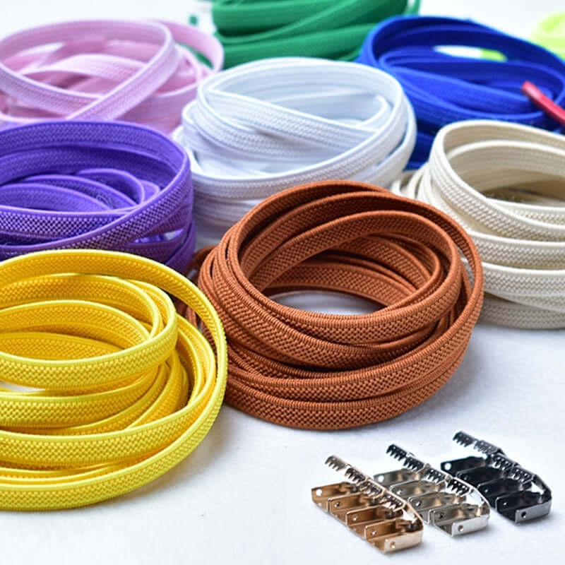 1 Pair No Tie Shoe laces Apparel & Accessories > Shoes Fashion NetClub