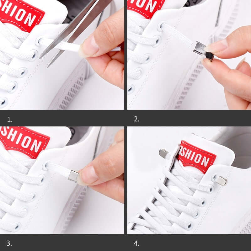 1 Pair No Tie Shoe laces Apparel & Accessories > Shoes Fashion NetClub