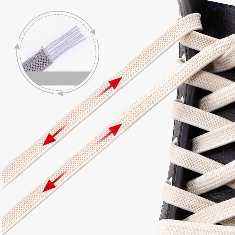 1 Pair No Tie Shoe laces Apparel & Accessories > Shoes Fashion NetClub