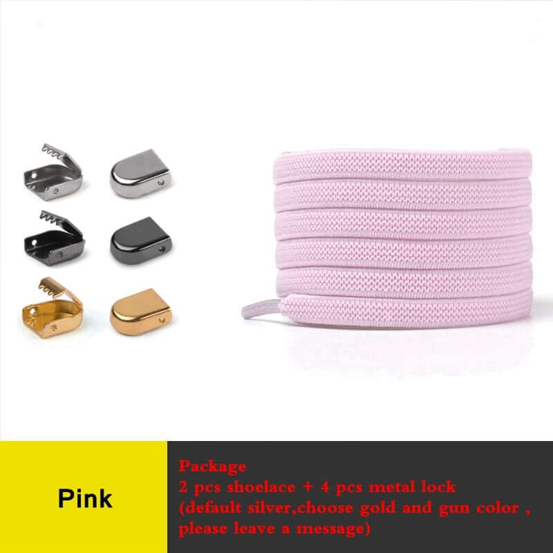 1 Pair No Tie Shoe laces Apparel & Accessories > Shoes Fashion NetClub