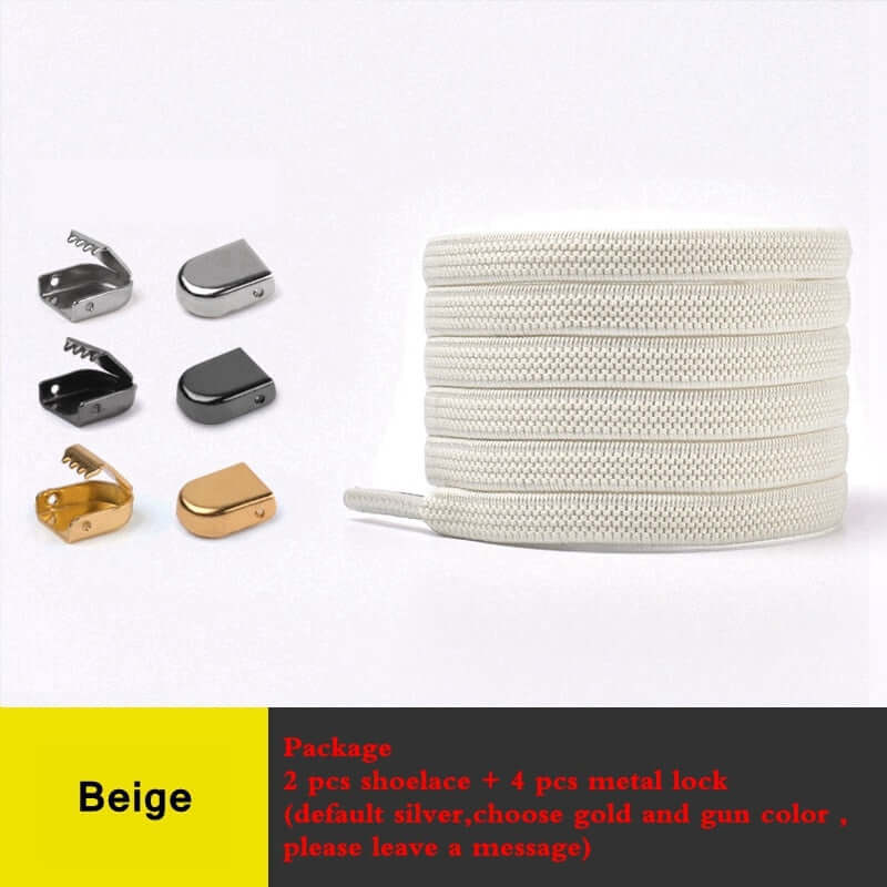 1 Pair No Tie Shoe laces Apparel & Accessories > Shoes Fashion NetClub