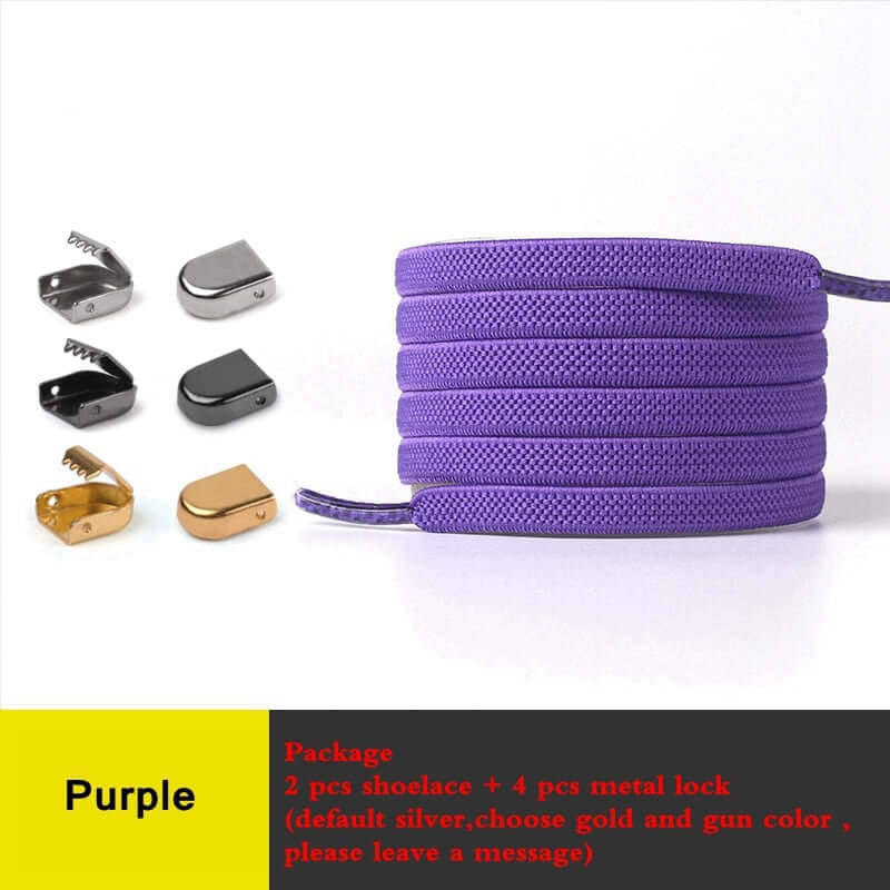 1 Pair No Tie Shoe laces Apparel & Accessories > Shoes Fashion NetClub