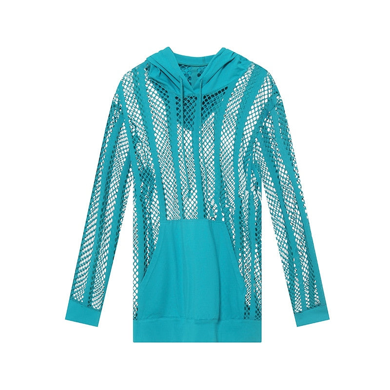 Adidas mesh 2024 hoodie