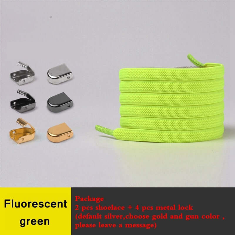1 Pair No Tie Shoe laces Apparel & Accessories > Shoes Fashion NetClub
