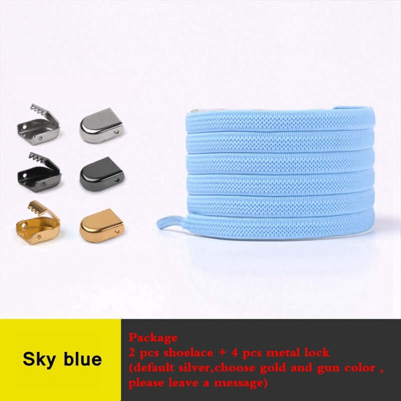 1 Pair No Tie Shoe laces Apparel & Accessories > Shoes Fashion NetClub