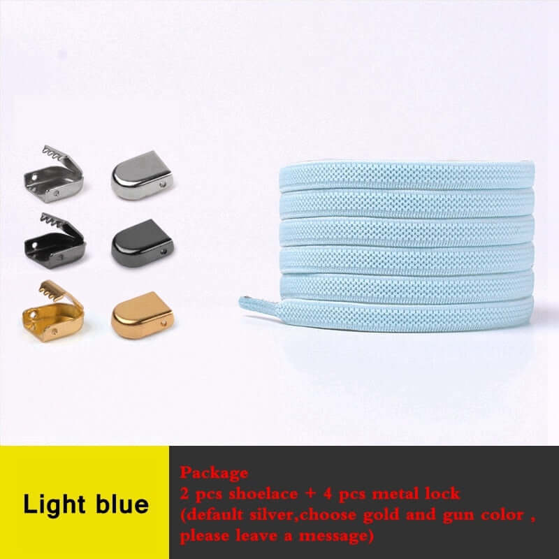 1 Pair No Tie Shoe laces Apparel & Accessories > Shoes Fashion NetClub