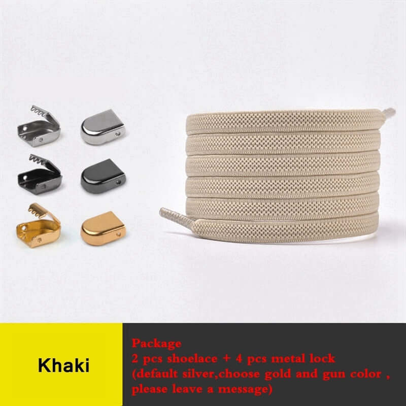 1 Pair No Tie Shoe laces Apparel & Accessories > Shoes Fashion NetClub
