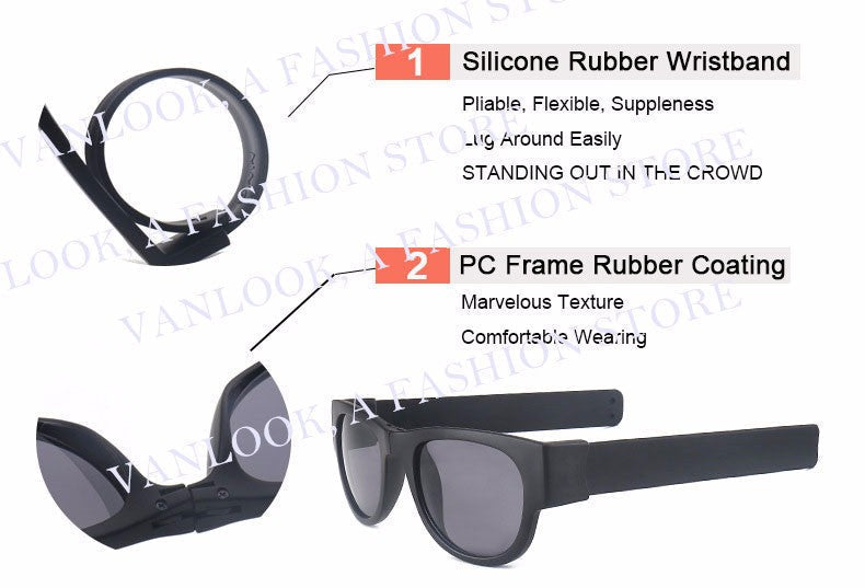 Apparel & Accessories > Clothing Accessories > Sunglasses - Slapped Fashion Polarized Sunglasses