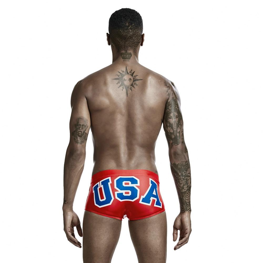 Apparel & Accessories > Clothing > Activewear > Boxing Shorts - Flag Letter Swim Suit Shorts