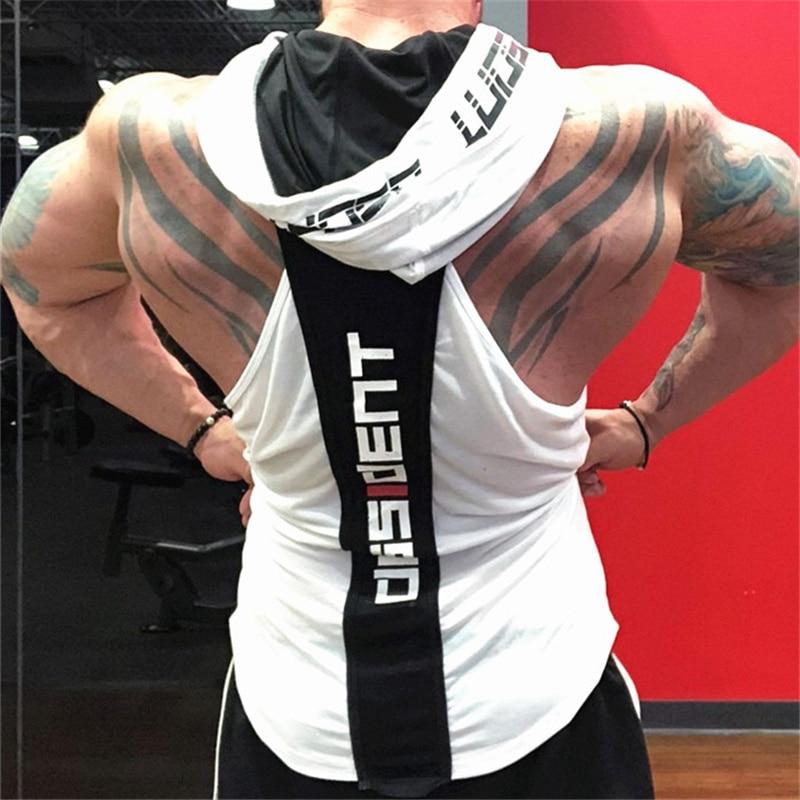Apparel & Accessories > Clothing > Activewear > Boxing Shorts - Men Sleeveless Hoodies Vest
