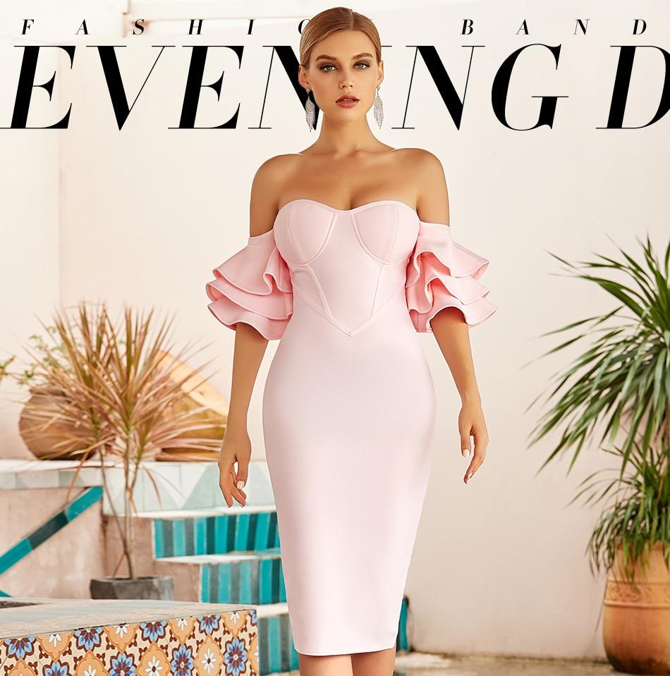Apparel & Accessories > Clothing > Dresses - Butterfly Sleeve Celeb Dress