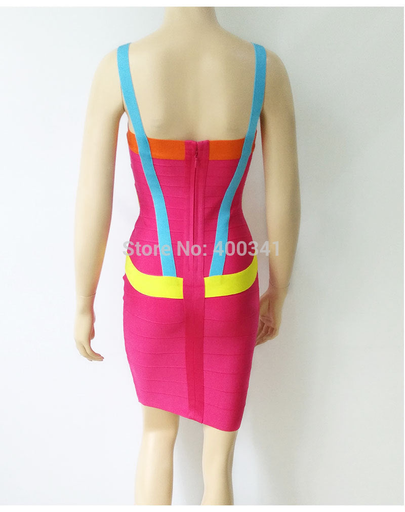 Spaghetti-strap Bandage Dress Apparel & Accessories > Clothing > Dresses Fashion NetClub