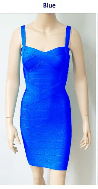 Spaghetti-strap Bandage Dress Apparel & Accessories > Clothing > Dresses Fashion NetClub