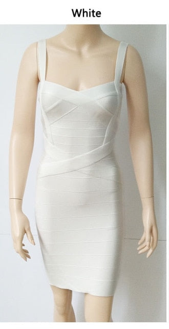 Spaghetti-strap Bandage Dress Apparel & Accessories > Clothing > Dresses Fashion NetClub