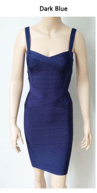 Spaghetti-strap Bandage Dress Apparel & Accessories > Clothing > Dresses Fashion NetClub