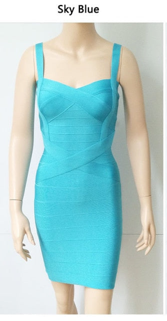 Spaghetti-strap Bandage Dress Apparel & Accessories > Clothing > Dresses Fashion NetClub