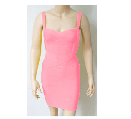 Spaghetti-strap Bandage Dress Apparel & Accessories > Clothing > Dresses Fashion NetClub