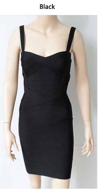 Spaghetti-strap Bandage Dress Apparel & Accessories > Clothing > Dresses Fashion NetClub