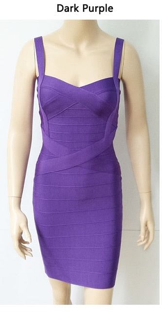 Spaghetti-strap Bandage Dress Apparel & Accessories > Clothing > Dresses Fashion NetClub