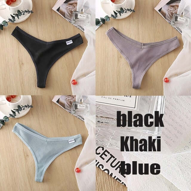 3PCS/Set Cotton Panties Thong Apparel & Accessories > Clothing > Underwear & Socks > Bras Fashion NetClub