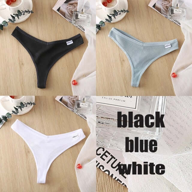 3PCS/Set Cotton Panties Thong Apparel & Accessories > Clothing > Underwear & Socks > Bras Fashion NetClub
