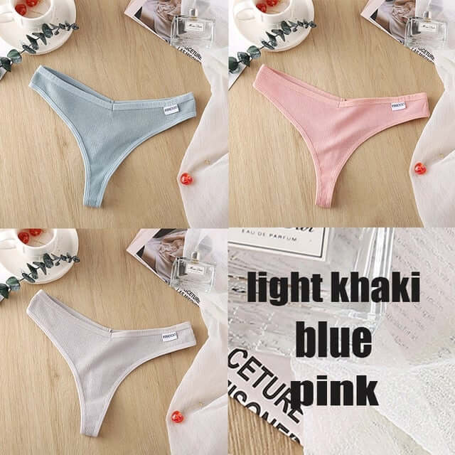 3PCS/Set Cotton Panties Thong Apparel & Accessories > Clothing > Underwear & Socks > Bras Fashion NetClub