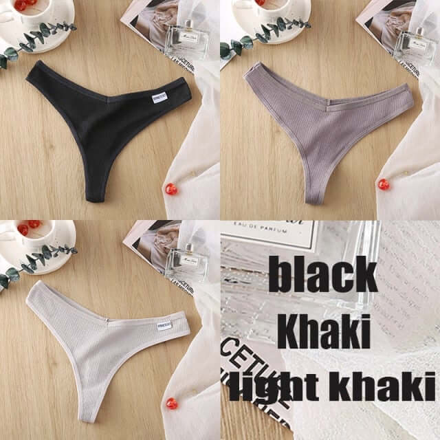 3PCS/Set Cotton Panties Thong Apparel & Accessories > Clothing > Underwear & Socks > Bras Fashion NetClub