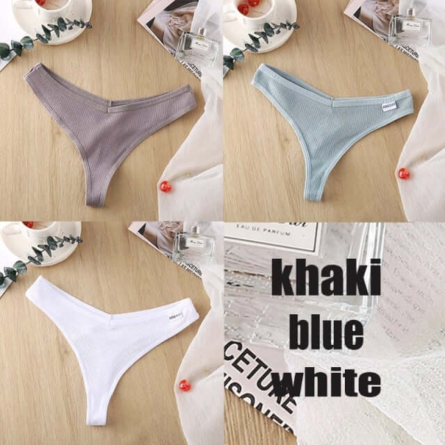 3PCS/Set Cotton Panties Thong Apparel & Accessories > Clothing > Underwear & Socks > Bras Fashion NetClub