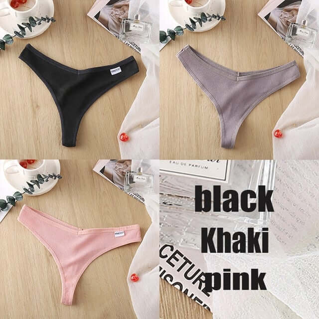 3PCS/Set Cotton Panties Thong Apparel & Accessories > Clothing > Underwear & Socks > Bras Fashion NetClub