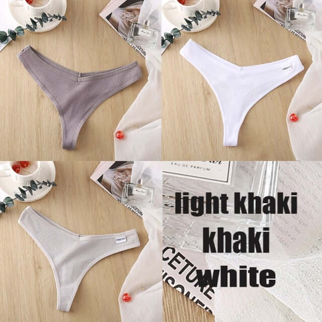 3PCS/Set Cotton Panties Thong Apparel & Accessories > Clothing > Underwear & Socks > Bras Fashion NetClub