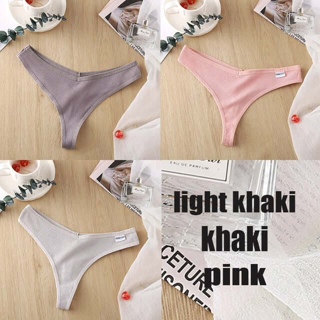 3PCS/Set Cotton Panties Thong Apparel & Accessories > Clothing > Underwear & Socks > Bras Fashion NetClub