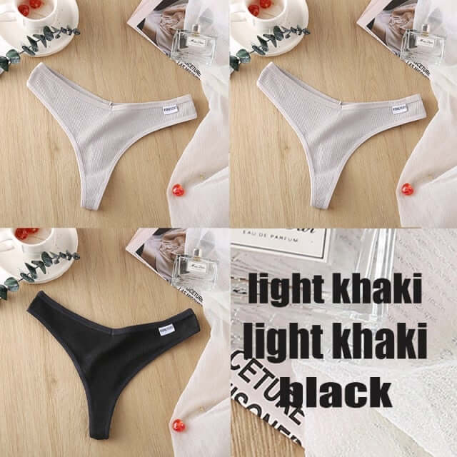 3PCS/Set Cotton Panties Thong Apparel & Accessories > Clothing > Underwear & Socks > Bras Fashion NetClub