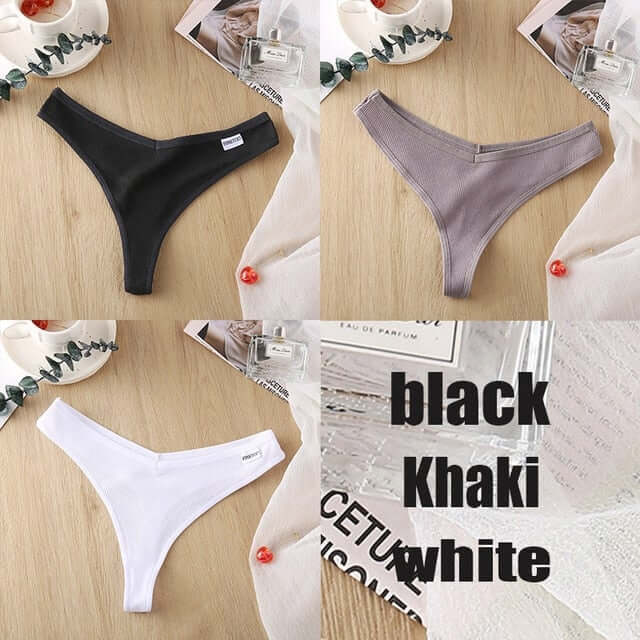 3PCS/Set Cotton Panties Thong Apparel & Accessories > Clothing > Underwear & Socks > Bras Fashion NetClub