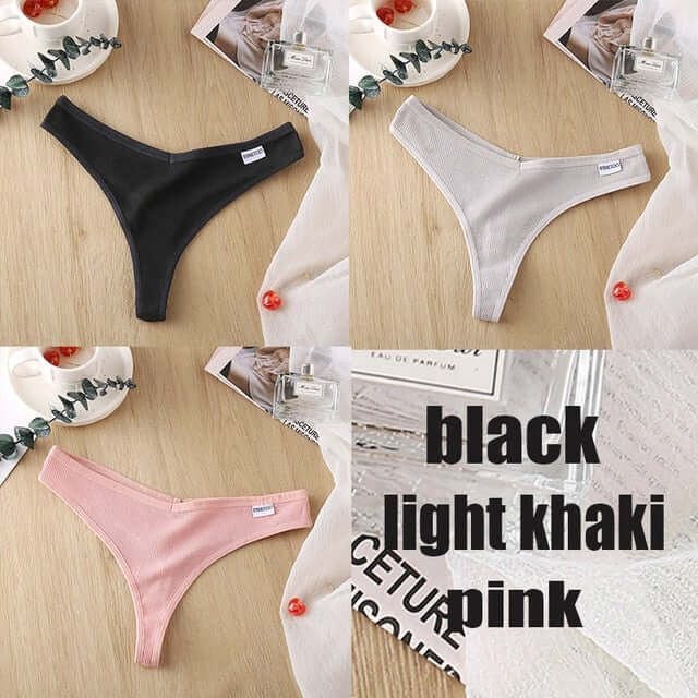 3PCS/Set Cotton Panties Thong Apparel & Accessories > Clothing > Underwear & Socks > Bras Fashion NetClub