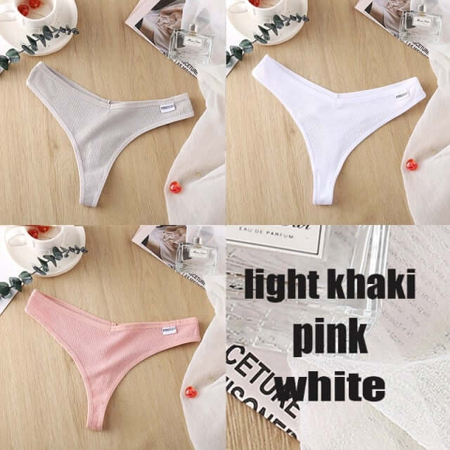3PCS/Set Cotton Panties Thong Apparel & Accessories > Clothing > Underwear & Socks > Bras Fashion NetClub