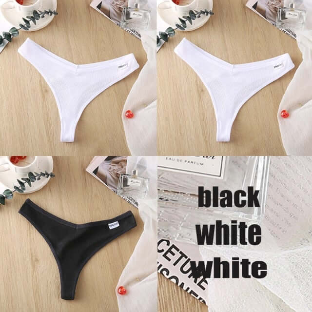 3PCS/Set Cotton Panties Thong Apparel & Accessories > Clothing > Underwear & Socks > Bras Fashion NetClub