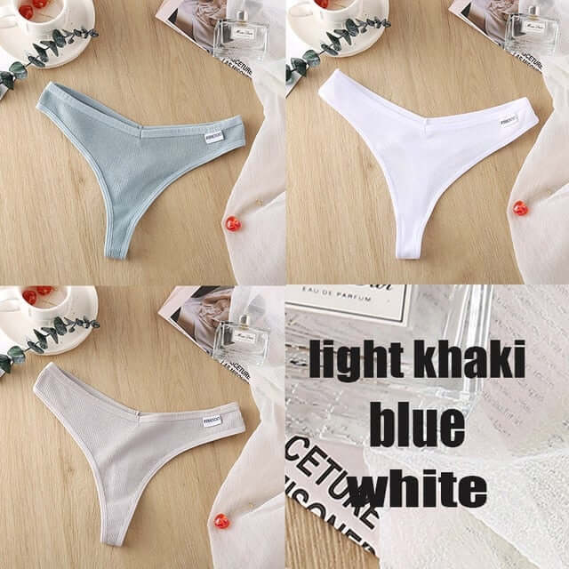 3PCS/Set Cotton Panties Thong Apparel & Accessories > Clothing > Underwear & Socks > Bras Fashion NetClub