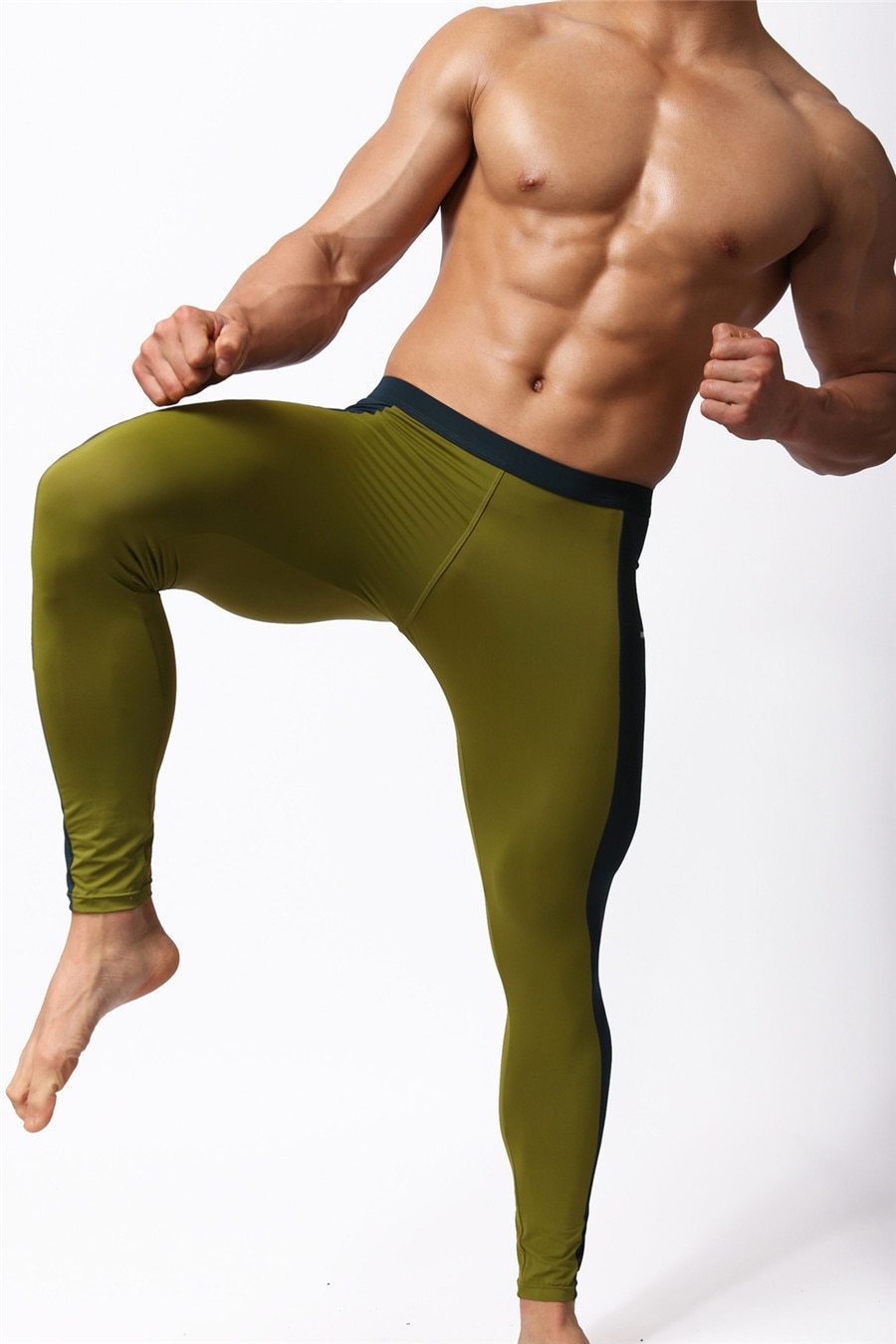 Men's Fashion Soft Leggings Apparel & Accessories > Clothing > Underwear & Socks > Long Johns Fashion NetClub