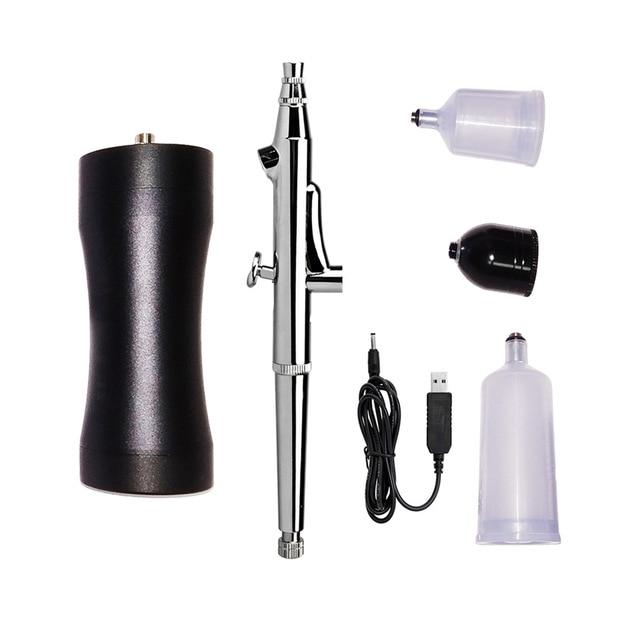 Health & Beauty > Personal Care > Cosmetics > Cosmetic Tools > Makeup Tools - Rechargeable Portable Airbrush Kit