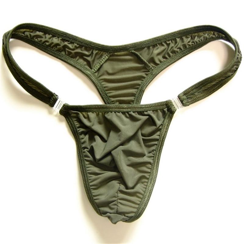 Men's Underwear - Men Bikini-Thong Underwear