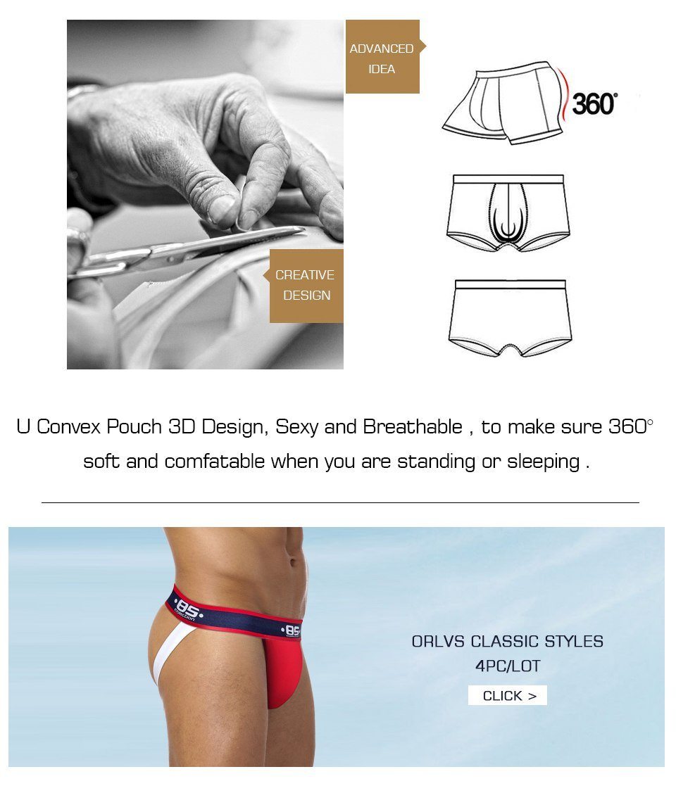 Men Jocks Cotton Underwear Men's Underwear Fashion NetClub