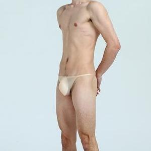 Men's Underwear - Men's Silk Seamless Strip T-Pants